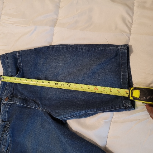 Riders Lee mid rise Bermuda blue jean shorts - Picture 4 of 4